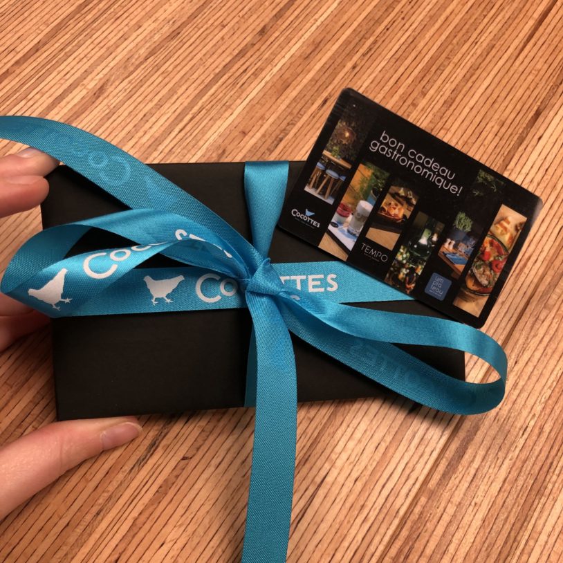 La carte cadeau gastronomique, à offrir !